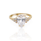 Gold Serenity Ring | 925 Sterling Silver