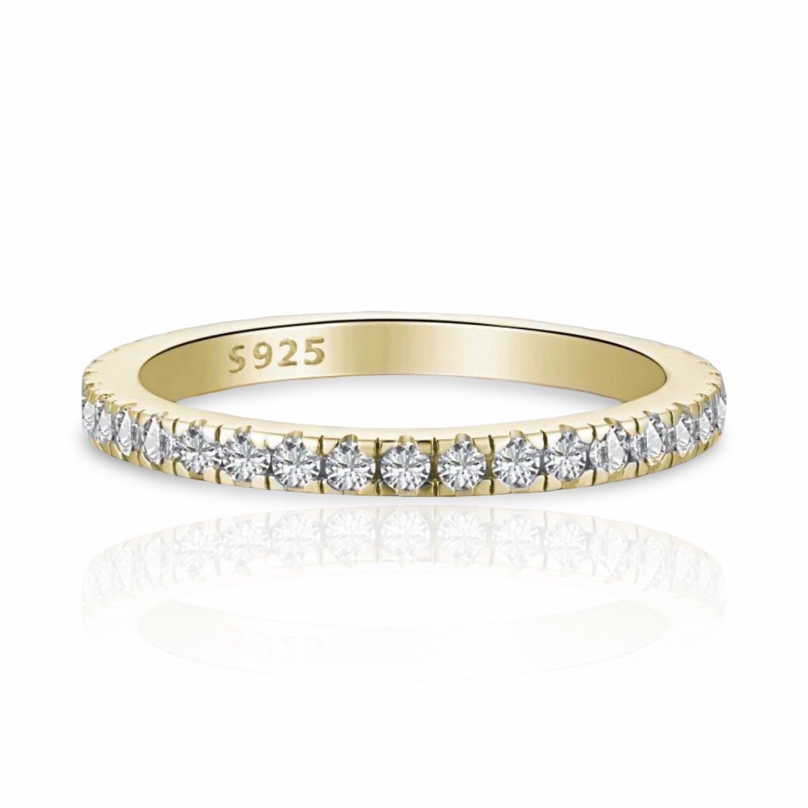 Gold Lumi¨¨re Ring | 925 Sterling Silver
