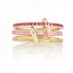 Sunset Trio Ring | 925 Sterling Silver
