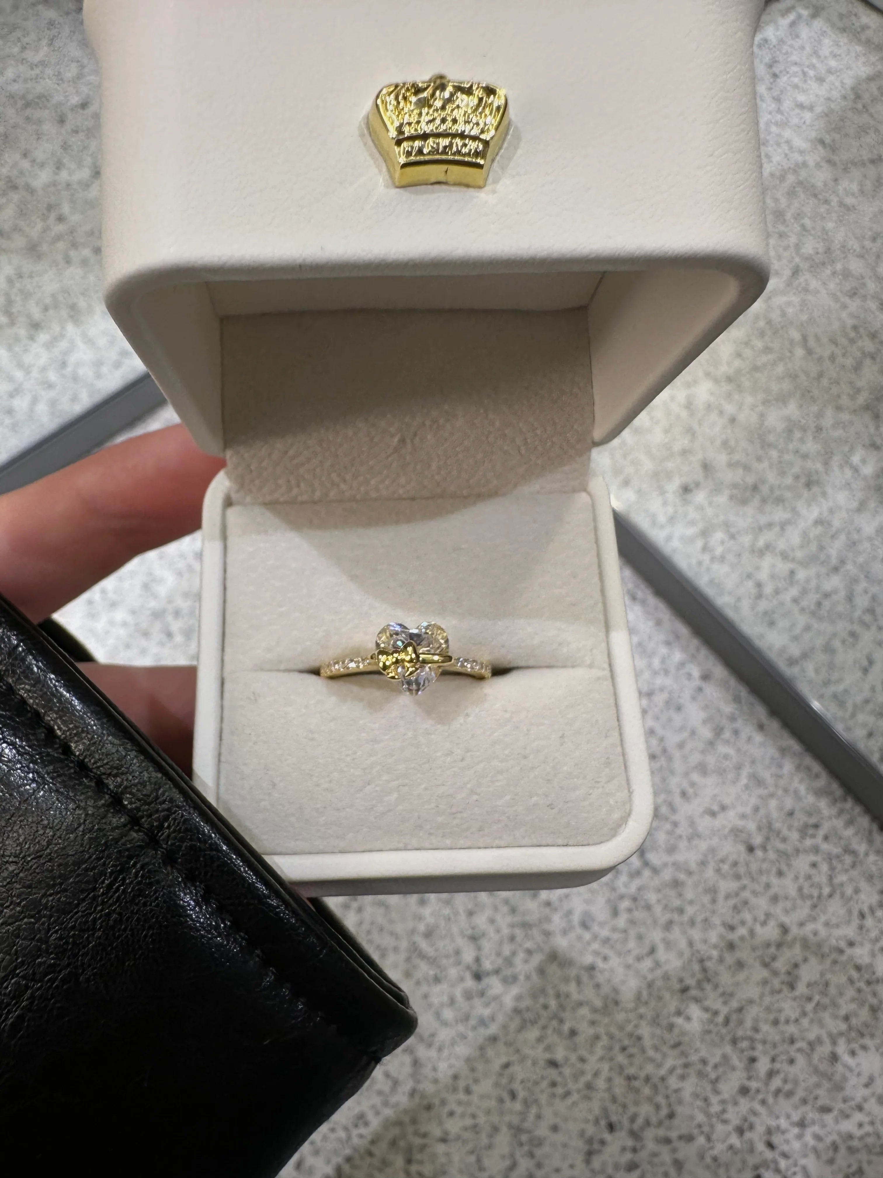 Heart Bow Ring