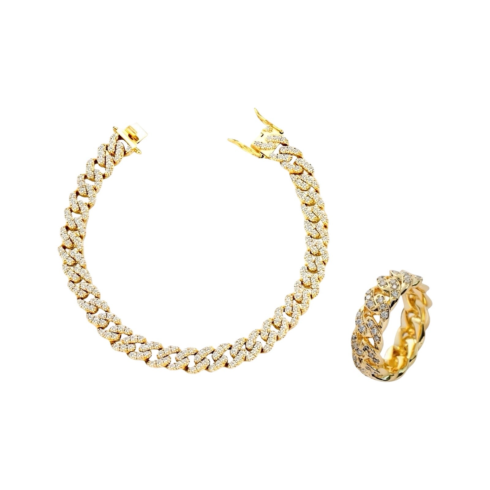 Gold Cuban Glow Set