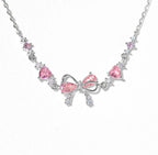 Pink Bow Bracelet