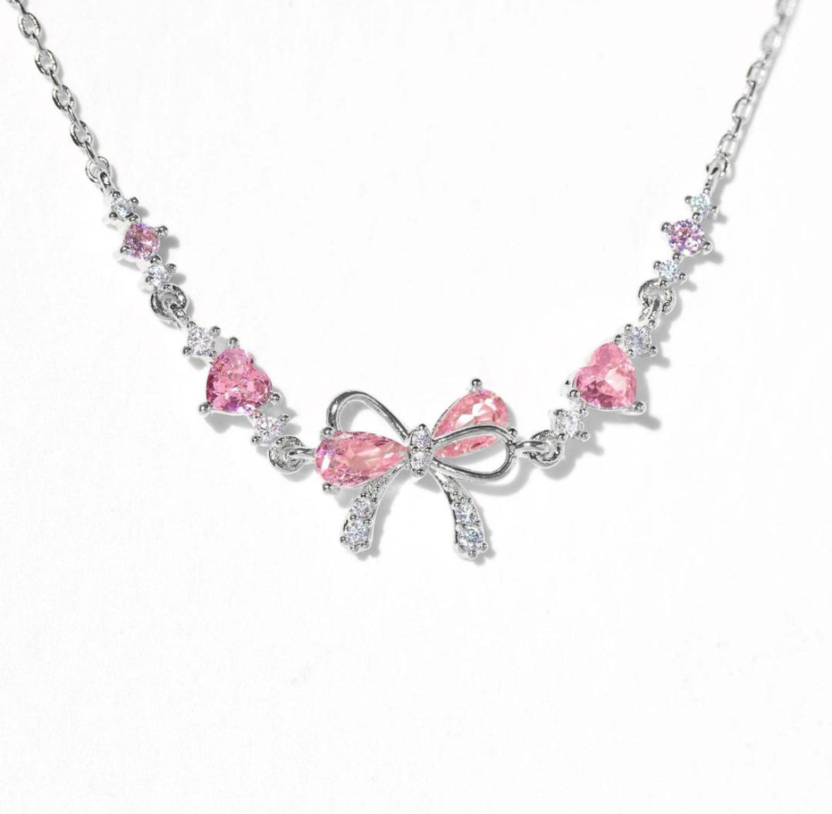 Pink Bow Bracelet